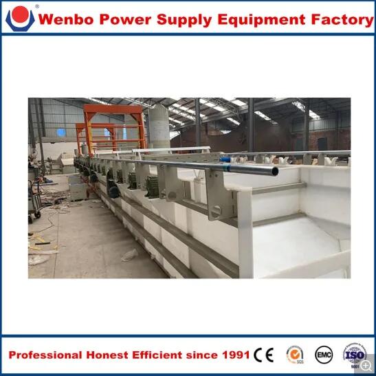 Linyi Wenbo Zinc Nickel Plating Equipment Plant Machine for Nuts and Bolts