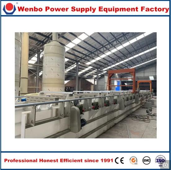 Linyi Wenbo Gantry Type Anodizing Oxidation Machine for Aluminum Anodizing